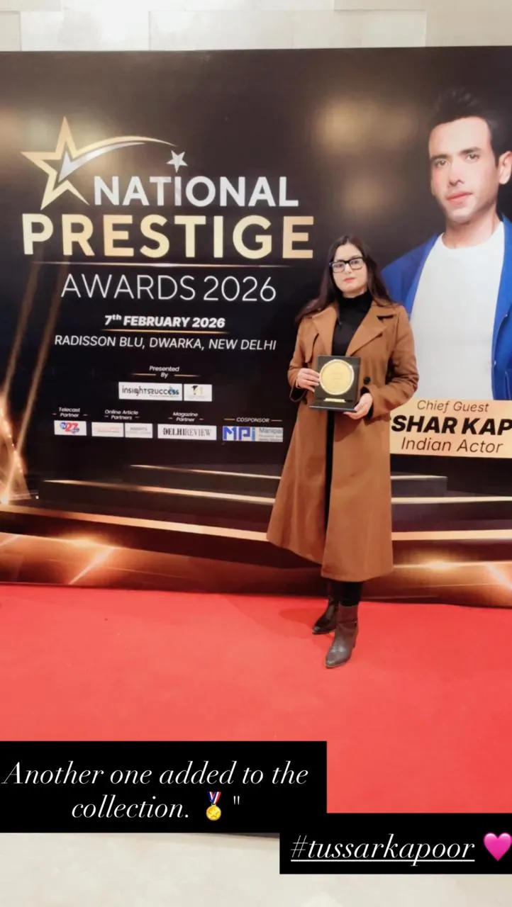 Dr. Raveena Yadav at the National Prestige Awards 2026